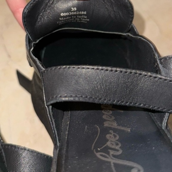 Free People Mila Chain Black Loafers - Picture 5 of 9